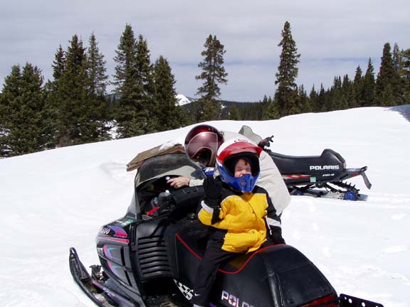 Jake Snowmobiling